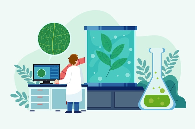 Laboratory management software illustration